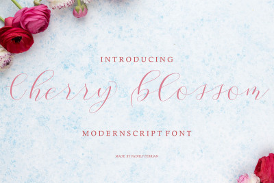 Cherry Blossom Font