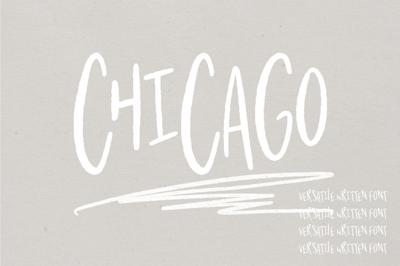 Chicago | A Hand Written Typeface Free Download