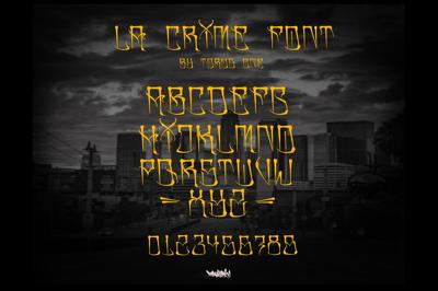 Chicano Gangsta Graffiti Font - LA Free Download