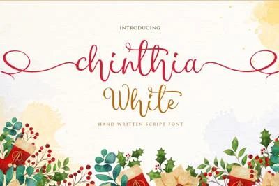 Chinthia white Font