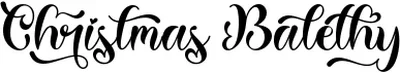 Christmas Balethy Font