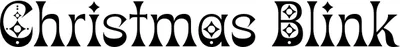 Christmas Blink Font