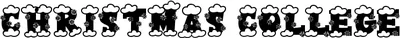 Christmas College Font