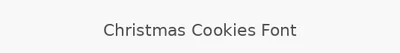 Christmas Cookies Font