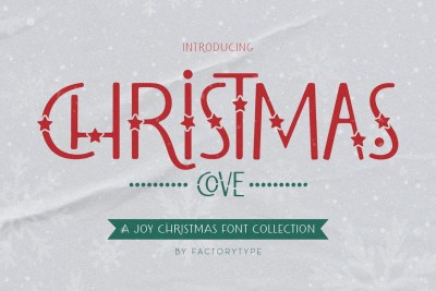 Christmas Cove Font