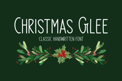 Christmas Glee Typeface