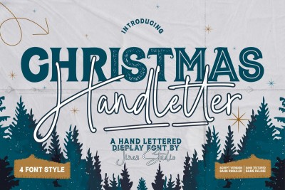 Christmas Handletter Font