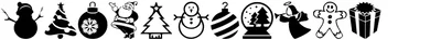 Christmas Icons Font