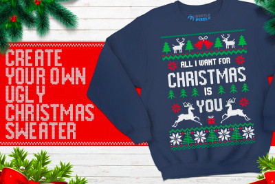 Christmas Knitted Font