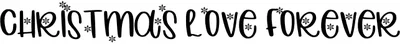 Christmas Love Forever Font
