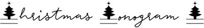 Christmas Monogram 2 Font