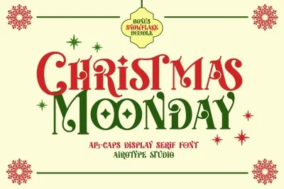 Christmas Moonday Font
