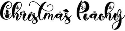 Christmas Peachy Font