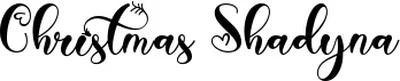 Christmas Shadyna Font