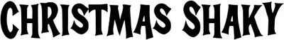Christmas Shaky Font