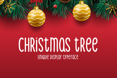 Christmas Tree Typeface Free Download