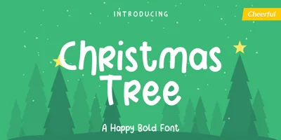 Christmas Tree Font