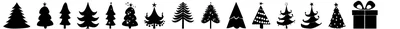 Christmas Trees Font