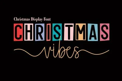 Christmas Vibes Duo Font