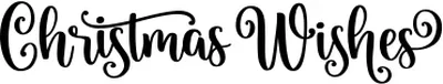 Christmas Wishes 3 Font