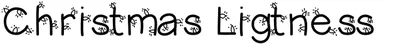 Christmasligtness Font