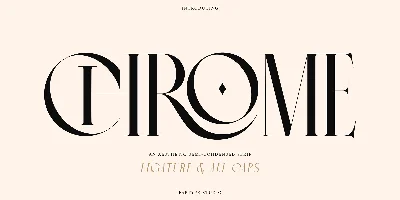 Chrome Slab Font