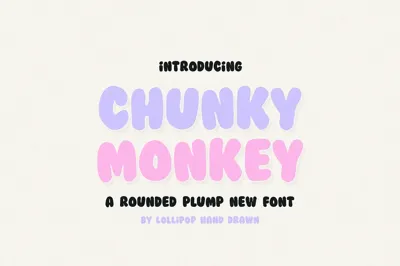 Chunky Monkey Font Free Download