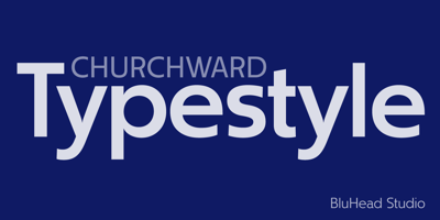 Churchward Typestyle Free Download