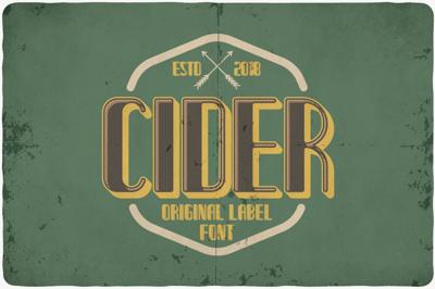 Cider typeface Free Download