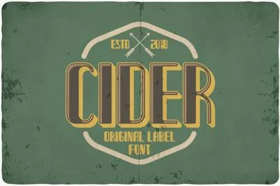 Cider typeface