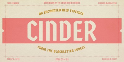 Cinder Font