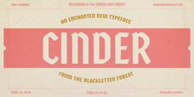 Cinder Font Free Download