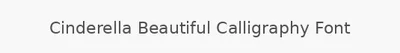Cinderella Beautiful Calligraphy Font