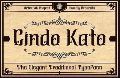 Cindo Kato Font