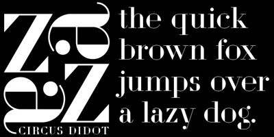 Circus Didot Font