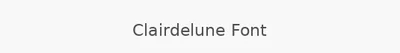 Clairdelune Font