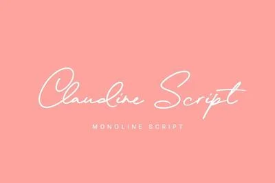 Claudine Script