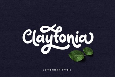 Claytonia Bold Script Font