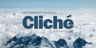 Cliche Font