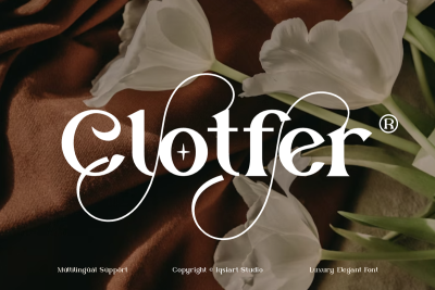 Clotfer - Modern Aesthetic Font