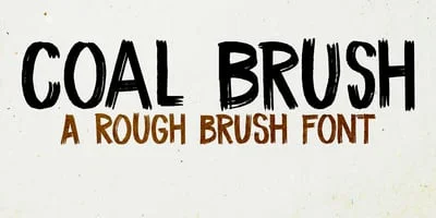 Coal Brush Font