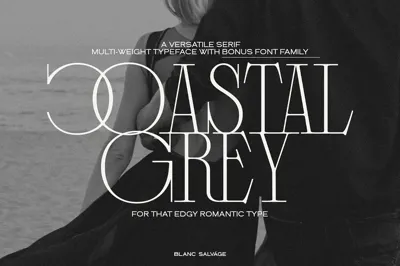 Coastal Grey Serif 4-Font Family Free Download