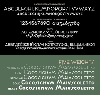 Cocosignum Maiuscoletto Font