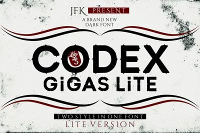 Codex Gigas (lite) Font