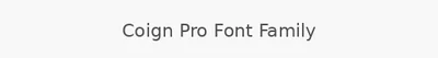 Coign Pro Font Family
