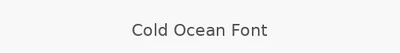 Cold Ocean Font