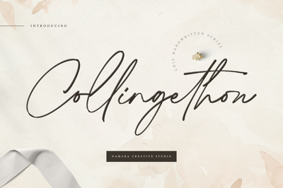 Collingethon Chic Handwritten Script Free Download