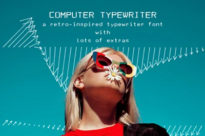 Computer Typewriter SVG Font