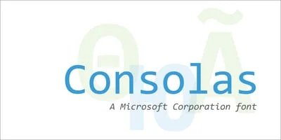 Consolas Font