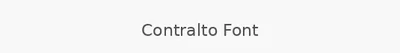 Contralto Font